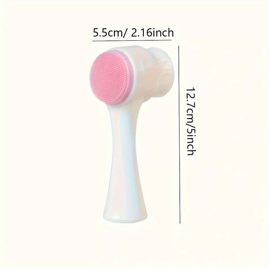 1Pc- Silicone Pet Paw Cleaner & Massage Brush - Dual-Sided Dog Grooming Tool for Healthy Coats and Claws